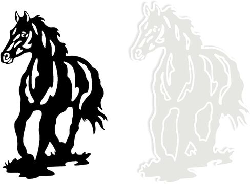 قالب سيليكون من الراتنج للتعليق على الحائط على شكل حصان، قالب صب إيبوكسي من الحصان إلى اليمين للتعليق على الحائط لتزيين المكتب المنزلي، قلادة علامة جدار باب الحصان، هدية مصنوعة يدويًا بنفسك in Kuwait