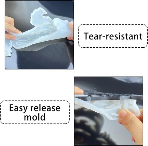 قالب سيليكون من الراتنج للتعليق على الحائط على شكل حصان، قالب صب إيبوكسي من الحصان إلى اليمين للتعليق على الحائط لتزيين المكتب المنزلي، قلادة علامة جدار باب الحصان، هدية مصنوعة يدويًا بنفسك in Kuwait