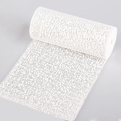 10 قطع من شرائط الجص الشاش الجص الجص بالجص للحرف اليدوية الهواية، بكرات قماش الجص 8 انش × 9 قدم لصب البطن وصناعة الاقنعة والمنحوتات وقوالب الجسم والمشاريع الحرفية وفن المناظر الطبيعية in Kuwait