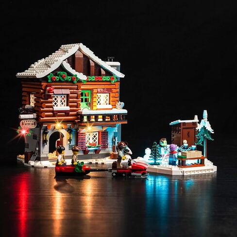 VONADO LED Light Kit for Lego Alpine Lodge 10325, Music Version Creative Lighting Set Accessories Compatible with Lego 10325 Building Set (Lights Only, No Models) in Saudi Arabia