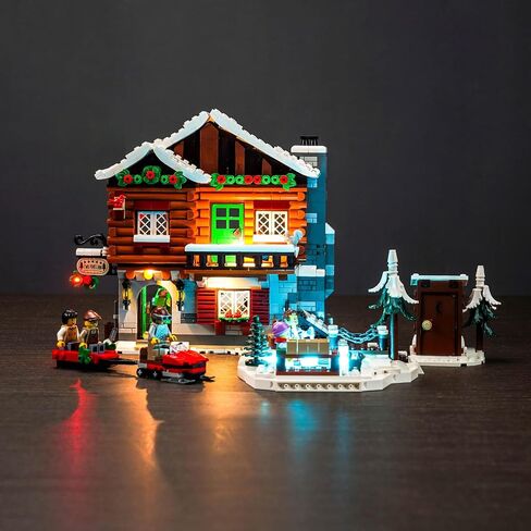 VONADO LED Light Kit for Lego Alpine Lodge 10325, Music Version Creative Lighting Set Accessories Compatible with Lego 10325 Building Set (Lights Only, No Models) in Saudi Arabia