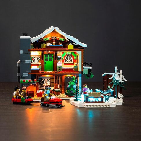 VONADO LED Light Kit for Lego Alpine Lodge 10325, Music Version Creative Lighting Set Accessories Compatible with Lego 10325 Building Set (Lights Only, No Models) in Saudi Arabia