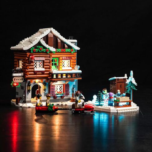 VONADO LED Light Kit for Lego Alpine Lodge 10325, Music Version Creative Lighting Set Accessories Compatible with Lego 10325 Building Set (Lights Only, No Models) in Saudi Arabia