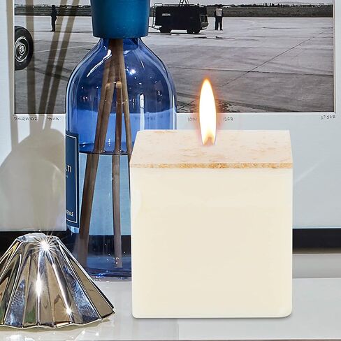 5 قطع من قوالب الشموع المربعة من Gyhtoo لصنع الشموع، وقوالب الشموع الطويلة، وقوالب السيليكون للشموع DIY والحرف الراتنجية، وقوالب الشموع المكعبة لصنع السيليكون in Kuwait