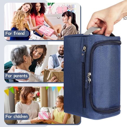 Reessy Crochet Kit for Beginners, Crochet Kit for Beginners Adults and Kids Daughter Son Crochet Gifts,Travel Crochet Starter Kit,Crocheting Set with 12pcs Yarn and Bag, Learn to Crochet Kit Blanket in Kuwait