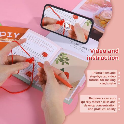 Crochet Kit for Beginners with Yarn, Knitting Kit with Step-by-Step Instructions Complete Crochet Starter Kit with Basic Crochet Introduction for Adults Crocheting DIY Crafts Christmas Decoration in Kuwait
