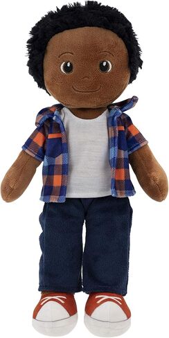 Playtime من Eimmie Soft Baby Doll - دمى خرقة قطيفة للفتيات والفتيان بعمر عامين، والأطفال الصغار والرضع - دمية قطيفة - دمية طفلي الأولى - دمية طفل قطيفة قابلة للغسل وجسم من القماش الحسي 14 بوصة - Ollie in Saudi Arabia