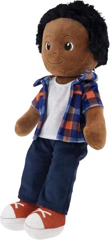 Playtime من Eimmie Soft Baby Doll - دمى خرقة قطيفة للفتيات والفتيان بعمر عامين، والأطفال الصغار والرضع - دمية قطيفة - دمية طفلي الأولى - دمية طفل قطيفة قابلة للغسل وجسم من القماش الحسي 14 بوصة - Ollie in Saudi Arabia