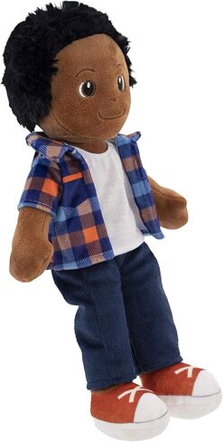 Playtime من Eimmie Soft Baby Doll - دمى خرقة قطيفة للفتيات والفتيان بعمر عامين، والأطفال الصغار والرضع - دمية قطيفة - دمية طفلي الأولى - دمية طفل قطيفة قابلة للغسل وجسم من القماش الحسي 14 بوصة - Ollie in Saudi Arabia