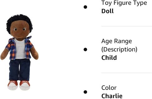 Playtime من Eimmie Soft Baby Doll - دمى خرقة قطيفة للفتيات والفتيان بعمر عامين، والأطفال الصغار والرضع - دمية قطيفة - دمية طفلي الأولى - دمية طفل قطيفة قابلة للغسل وجسم من القماش الحسي 14 بوصة - Ollie in Saudi Arabia