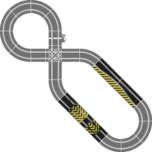 Scalextric Jump and Sideswipe Extension Pack 1:32 Slot Car Race Track Accessory C8194 in Saudi Arabia