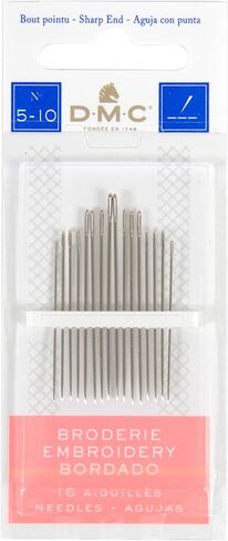 DMC Embroidery Hand Needles Size 5/10 15 Pack 1765-5/10 (12-Pack) in Saudi Arabia