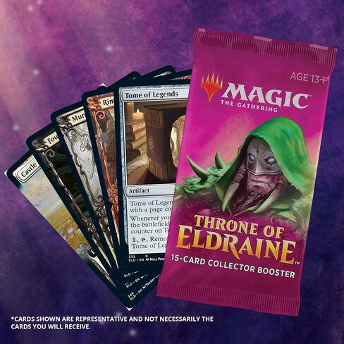 Magic The Gathering Throne of Eldraine Bundle Gift Edition | Alternate Art | 10 Booster Pack | 1 Collector Booster | Accessories in Saudi Arabia