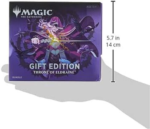 Magic The Gathering Throne of Eldraine Bundle Gift Edition | Alternate Art | 10 Booster Pack | 1 Collector Booster | Accessories in Saudi Arabia