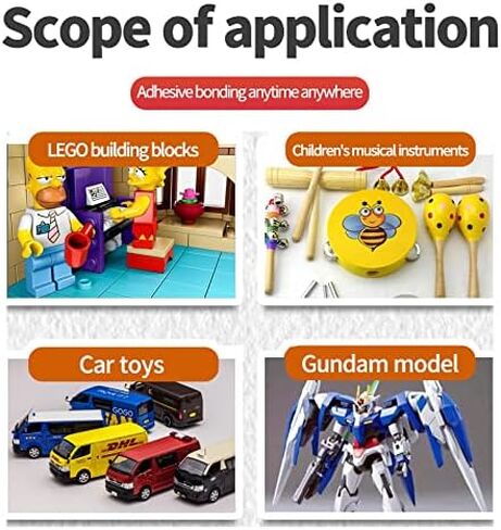 غراء Guoelephant 20 جرام للحرف اليدوية، لاصق للحرف اليدوية، غراء للحرف اليدوية سريع الجفاف شفاف، غراء فائق فوري للحرف اليدوية، DIY، المعدن، البلاستيك، المطاط، الخشب، الجلود، سجل القصاصات، صناعة البطاقات، الصورة، اللعبة، النموذج، الديكور، الكريستال in Kuwait