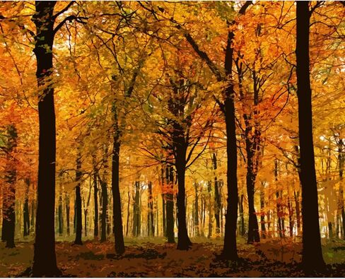 Tree of life Painting Paint by Number Kits 16 x 20 inch Romantic Heart Canvas DIY Red Rose Daisy Painting for Kids Adults Beginner with Brushes and Wildflower Floral Acrylic Art Gift(Without Frame) in Kuwait