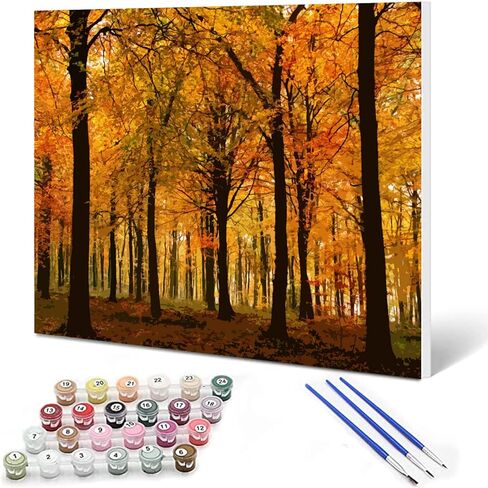 Tree of life Painting Paint by Number Kits 16 x 20 inch Romantic Heart Canvas DIY Red Rose Daisy Painting for Kids Adults Beginner with Brushes and Wildflower Floral Acrylic Art Gift(Without Frame) in Kuwait