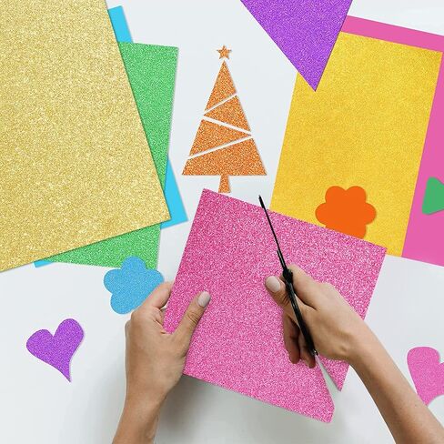 بطاقات ذهبية لامعة مقاس 12 × 12، ورق للكريكات، مخزون بطاقات سميك لصنع البطاقات، سجل القصاصات، الحرف اليدوية (250 جرامًا لكل متر مربع 30 ورقة)... in Kuwait