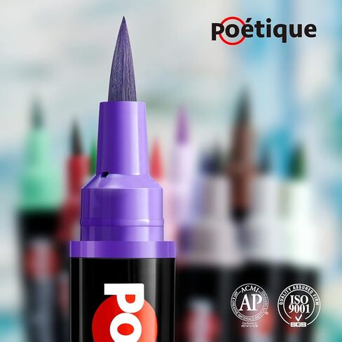 أقلام فرشاة ألوان مائية قابلة لإعادة الملء من بويتيك 96 - علامات ألوان مائية احترافية مع أطراف فرشاة مرنة، عدد كبير من الصبغات، لوازم فنية للبالغين من الفنانين للتلوين والرسم والخط in Kuwait