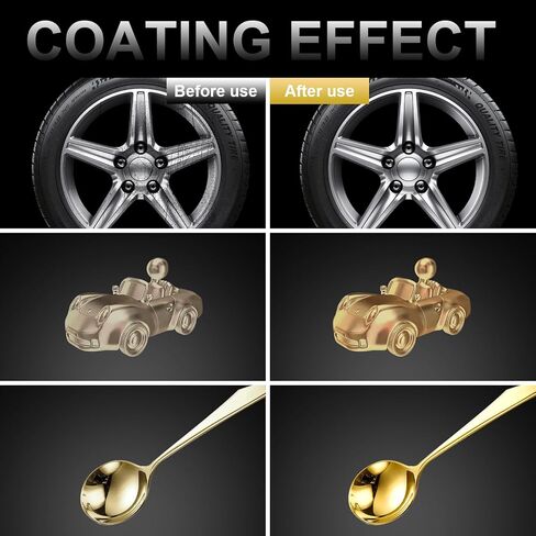 Jesew 7 قطع من أقلام طلاء الكروم السائلة ذات المرآة السائلة، أقلام طلاء كروم عاكسة دائمة باللون الفضي والذهبي والوردي للإصلاح، أو طلاء النماذج، أو وضع العلامات أو المشاريع الفنية DIY، علامات معدنية شديدة اللمعان مقاومة للماء in Kuwait