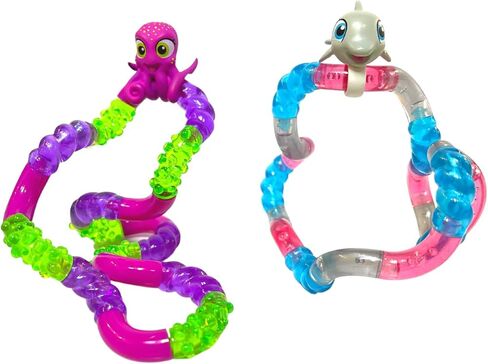 Tangle Pets Aquatic Series Collection - Turtle Crab Dolphin Sting Ray Octopus Narwhal - Cute Fidgets for Boys and Girls - Aquatic Fidget Toys - Sea Creature Fidget Toys - Tangle Fidgets in Kuwait