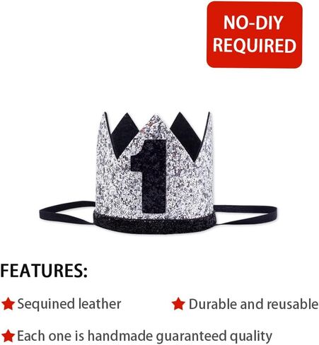 Baby 1st Birthday Hat, Birthday Party Decorations, Kids Party Props Shooting, Party Supplies in Saudi Arabia