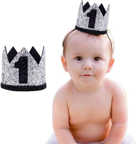 Baby 1st Birthday Hat, Birthday Party Decorations, Kids Party Props Shooting, Party Supplies in Saudi Arabia