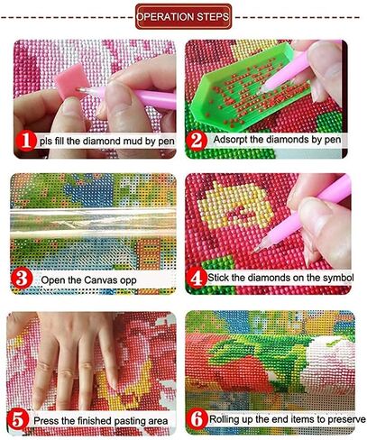 GELANYOUPIN 5D DIY كامل جولة الماس اللوحة المشهد السفينة 3D عبر غرزة الماس التطريز الماس الفسيفساء اليدوية الفن الحرف الديكور المنزل (11.8 × 15.7 بوصة) in Saudi Arabia