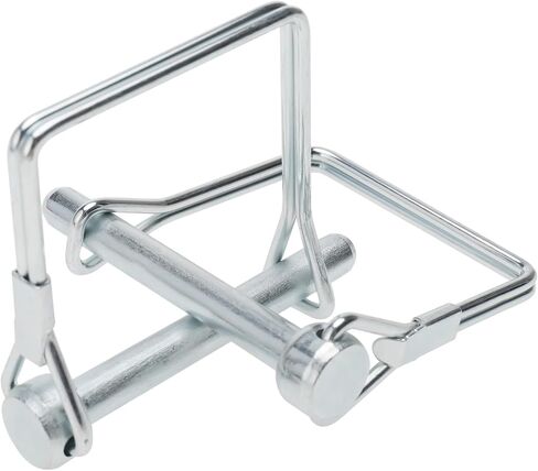 دبوس وصلة AuInn، دبوس وصلة أمان، دبوس قفل العمود، دبوس المقطورة، دبوس قفل السلك، دبابيس قفل مربعة الشكل للمقطورة (20 قطعة، 6.3 مم × 50 مم) in Kuwait