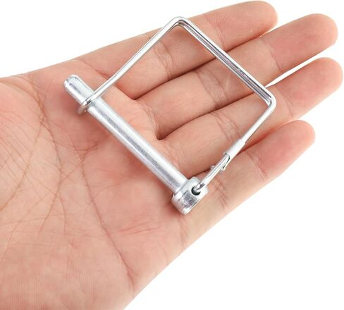 دبوس وصلة AuInn، دبوس وصلة أمان، دبوس قفل العمود، دبوس المقطورة، دبوس قفل السلك، دبابيس قفل مربعة الشكل للمقطورة (20 قطعة، 6.3 مم × 50 مم) in Kuwait