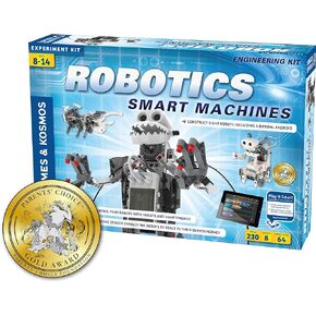 Thames & Kosmos Robotics: الآلات الذكية - HoverBots مع مجموعة تجارب BalanceTech STEM | بناء 8 روبوتات ذاتية التوازن | دليل الألوان وتعليمات التجميع الرقمية ثلاثية الأبعاد | يتطلب الكمبيوتر اللوحي والهاتف الذكي