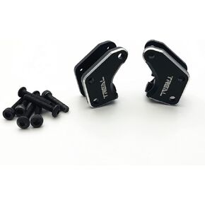 Treal Aluminum 7075 Front Link Mounts for Axial RBX10 Ryft (Black) in Saudi Arabia