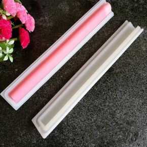 Justfund شكل دائري أنبوب عمود سيليكون الصابون/قالب شمعة تضمين الصابون صنع لوازم أداة ضياء. 1 بوصة in Kuwait