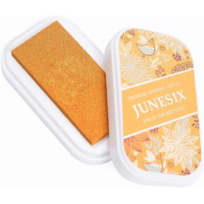 Metallic Pigment Ink Pad, Washable Finger Ink Pads, Shimmer Scrapbook Craft Ink Pads for Rubber Stamps, Card Making, Paper Wood Fabric, 3.7 x 2.1" (Cherry Pink) in Kuwait