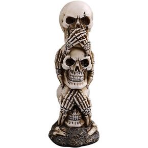 رأس الهيكل العظمي Rgontar Halloween، جمجمة لأفضل ديكور للهالوين in Kuwait