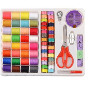eZthings® Professional Sewing Thread Kit for Arts and Crafts (380 Yard Thread x 10 colors)