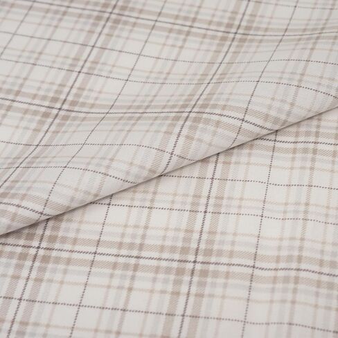SINGER Print Fabric, 100% Premium Cotton, Christmas Grey Plaid in Saudi Arabia