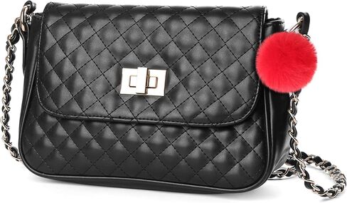 24 قطعة من كرات الفرو الصناعي بوم بوم بوم بوم من الفراء المقلد مع حلقة مرنة لديكورات اصنعها بنفسك قبعات سلاسل المفاتيح والأوشحة والقفازات والأكياس والاكسسوارات in Kuwait