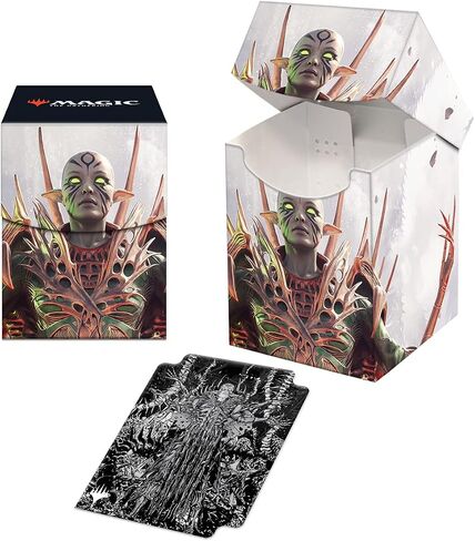Ultra Pro - Magic: The Gathering Phyrexia All Will Be One - 100+ Card Deck Box (Nissa, Ascended Animist) Protect & Store Collectible Cards, Trading Cards, & Gaming Cards, Self Locking Lid Deck Box in Saudi Arabia