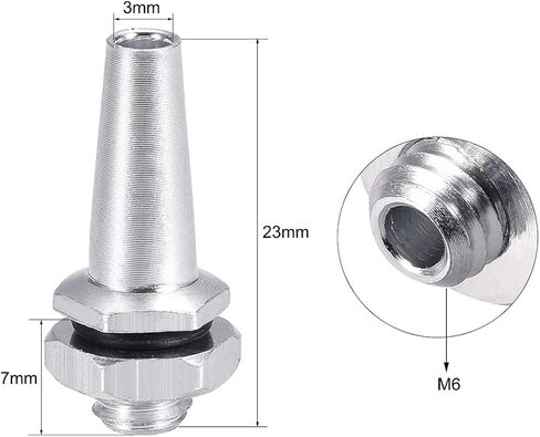 uxcell RC Antenna Mount, M6 Thread, Aluminum Alloy, for RC Boat Blue 4pcs in Saudi Arabia