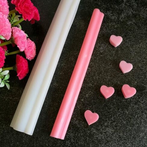 Justfund شكل دائري أنبوب عمود سيليكون الصابون/قالب شمعة تضمين الصابون صنع لوازم أداة ضياء. 1 بوصة in Kuwait