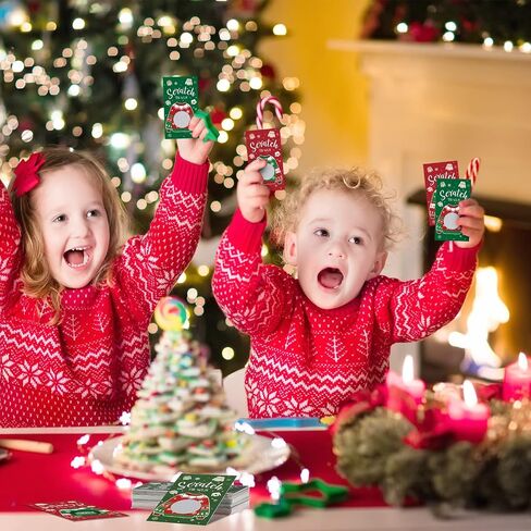 Funrous Christmas Scratch Off Cards Sweater Christmas Game Scratch Cards Ugly Sweater Xmas Scratch Off Game Cards Winner You Lose for Winter Holiday Xmas Party Games Supplies (50 Pcs) in Saudi Arabia