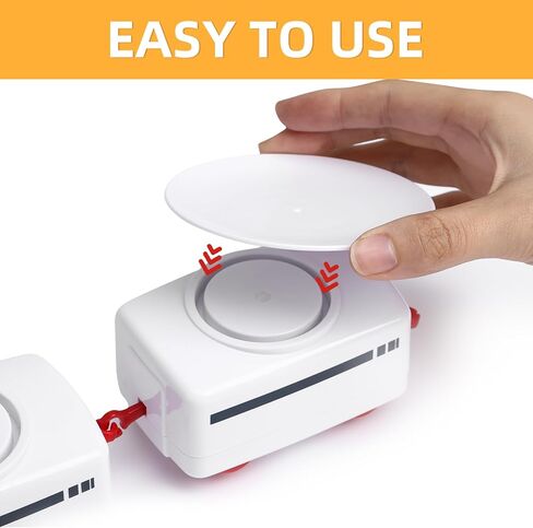 تويفيان مجموعة واحدة من العاب قطار السوشي الدوارة الكهربائية للمنزل (لون ابيض) in Kuwait