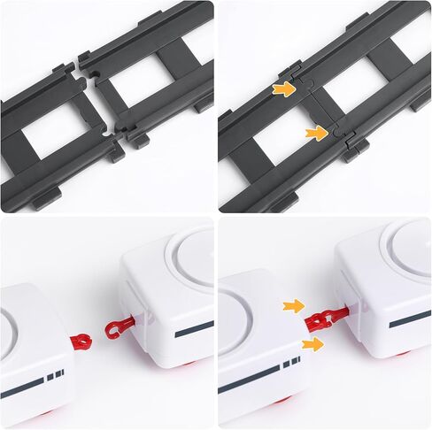 تويفيان مجموعة واحدة من العاب قطار السوشي الدوارة الكهربائية للمنزل (لون ابيض) in Kuwait