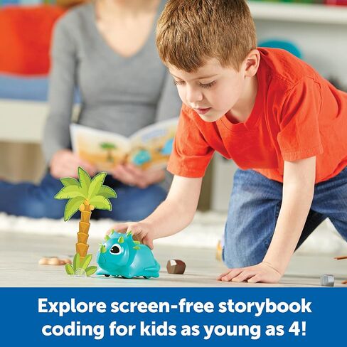 Learning Resources Coding Critters Rumble & Bumble - 23 Pieces, Ages 4+, Educational Learning Games, Screen-Free Early Coding Toy For Kids, Interactive STEM Coding Pet in Saudi Arabia