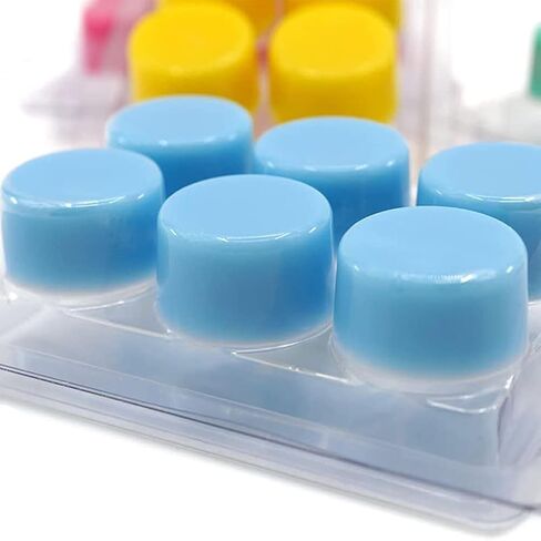 حاويات تذويب الشمع من issdem مجموعة من 100 عبوة من قوالب تذويب الشمع البلاستيكية الشفافة لصنع الشموع in Kuwait