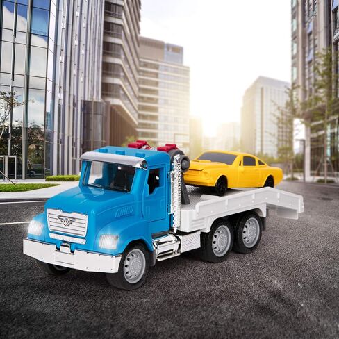Driven by Battat – Construction Vehicles for Kids – Toddler Trucks – Set of 4 Toy Trucks – Lights & Sounds Cars & Trucks – Micro Fleet – 3 Years + in Saudi Arabia