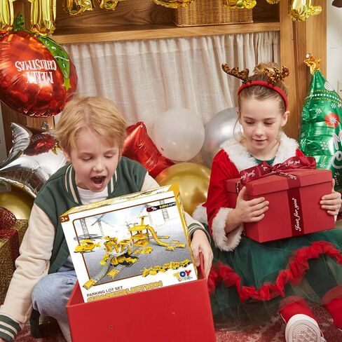 TOY Life Construction Toys Set - Toy Construction Vehicles with Toy Trucks for 3 4 5 6 Year Old Boys - Toy Car Garage Construction Trucks for Kids Construction Toys with Race Track in Saudi Arabia