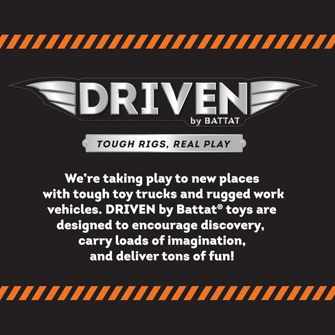 Driven by Battat – Large Toy Carrier Truck for Kids – Toy Transport Truck & 2 Toy Cars – Toy Pull-Back Cars – Pretend Play – 3 Years + – Turbo Transport in Kuwait