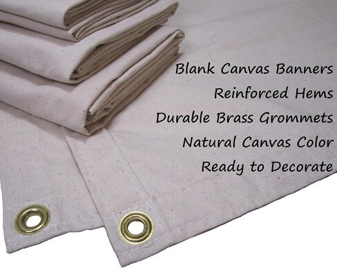 لافتة من القماش الكتاني باللون الأبيض، مقاس 68.58 سم × 81.28 سم، على شكل درع قابل للطلاء، مقاس 283.58 جم، من قماش قطني طبيعي غير مكتمل، مزود بحلقات معدنية، لوازم فنية لفصول مدرسي فني، صناعة يدوية in Kuwait